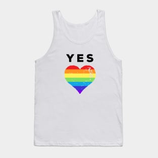 Yes to Love + Gay Pride Tank Top